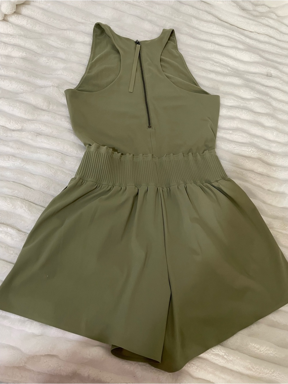 Athleta Light Olive Green Activewear Romper - Picture 9 of 11